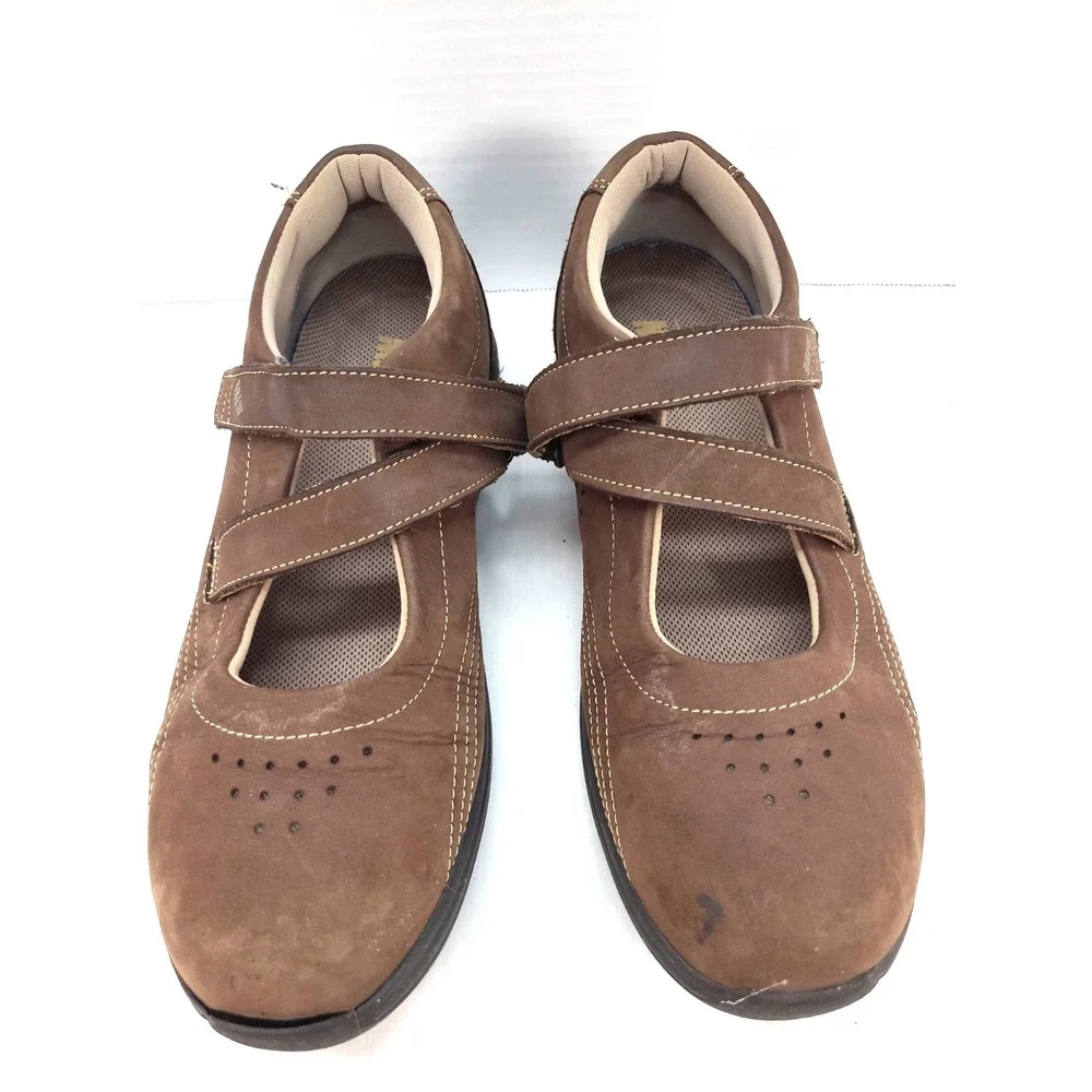 Drew Orchid Mary Jane Shoes Women's Blue Leather Therapeutic Comfort 9.5W